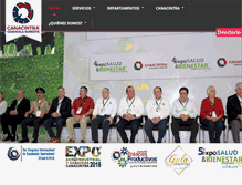 Tablet Screenshot of canacintra-saltillo.org.mx